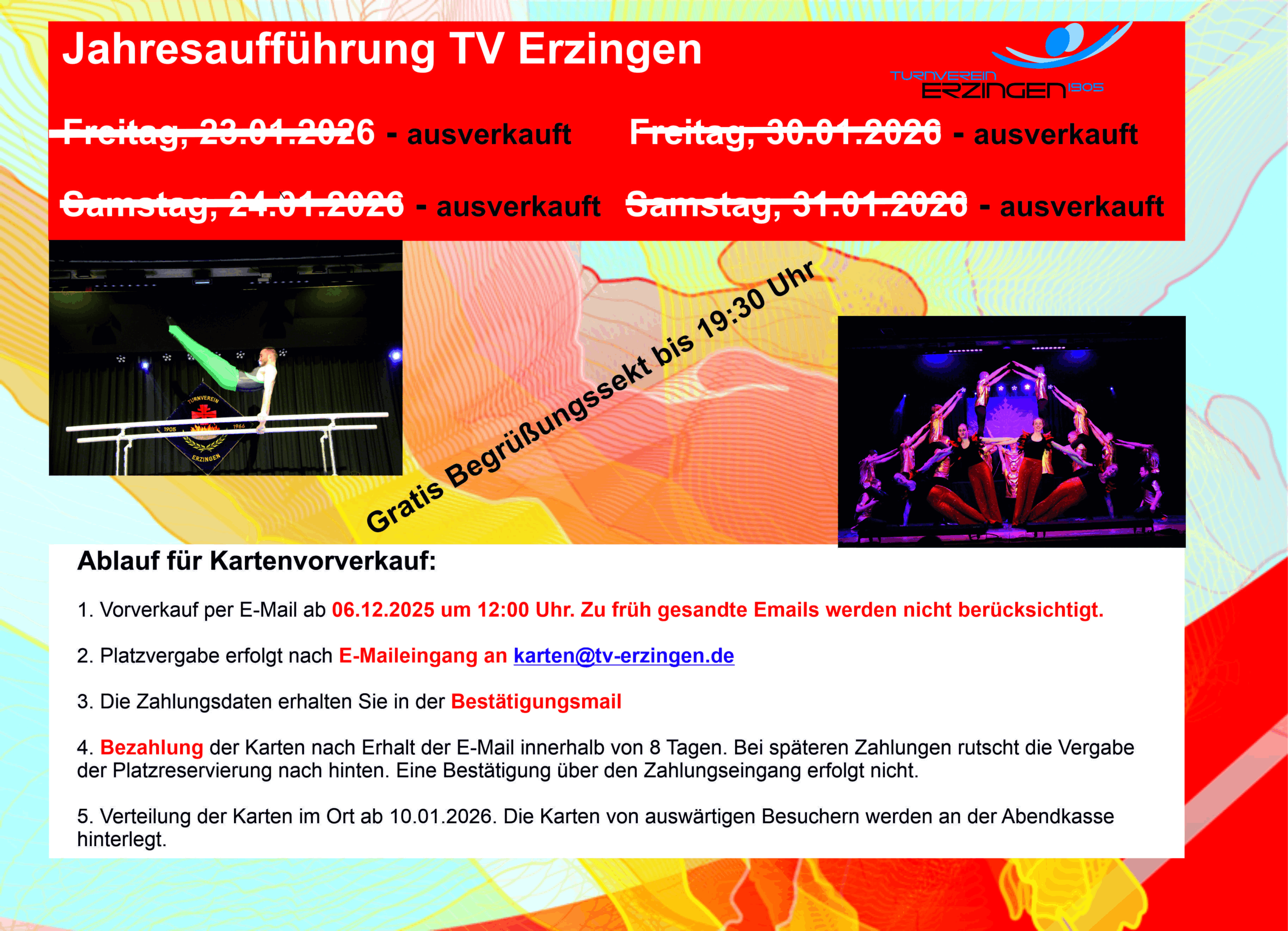 Mehr über den Artikel erfahren Jahresaufführung 2026